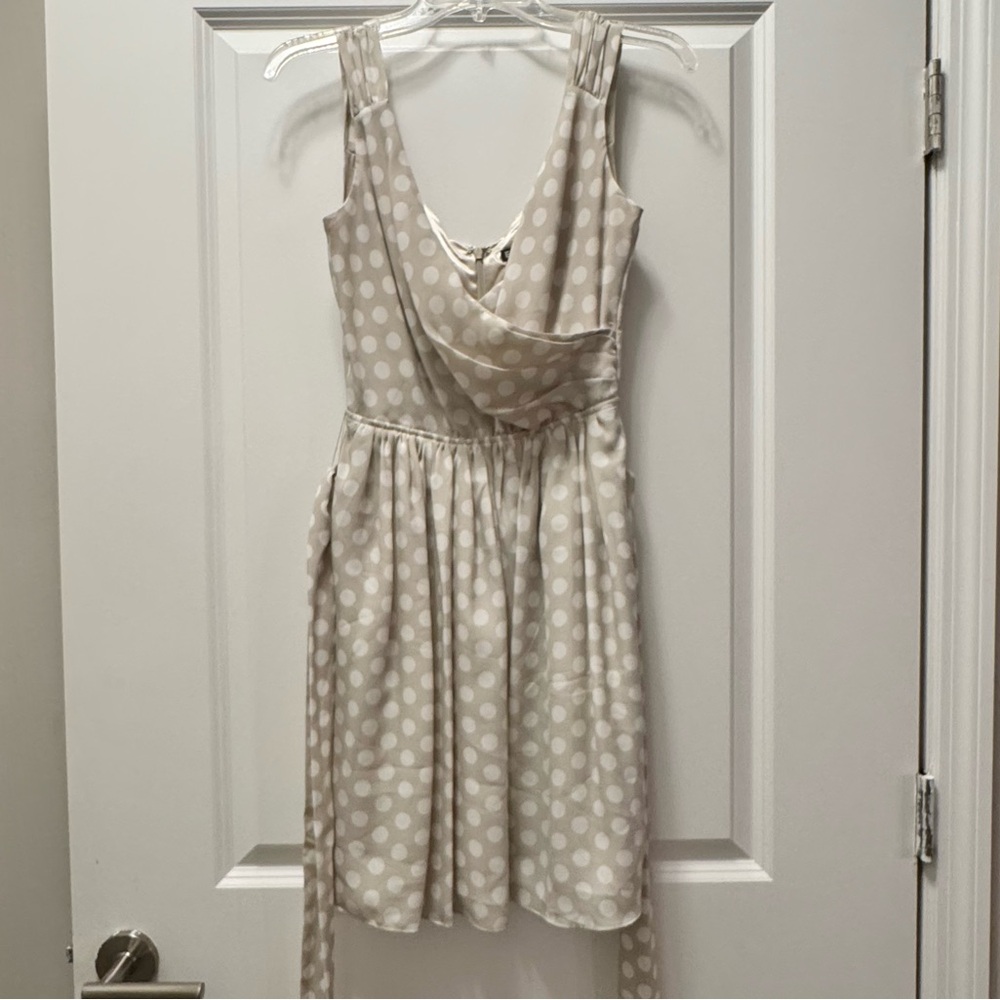 Express polka dot dress